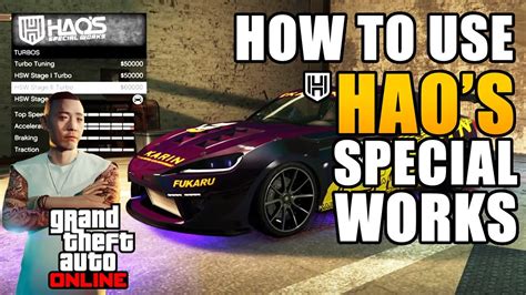 How To Unlock Use Hao S Special Works Workshop In Gta Online What