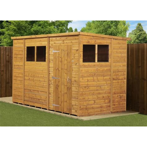 Empire Pent Shed Shiplap Tongue And Groove 10x6 With Windows On Onbuy