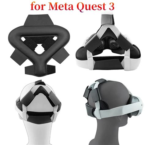 Head Pad For Meta Quest 3 Vr Face Cover Silicone Sweat Dust Resistant