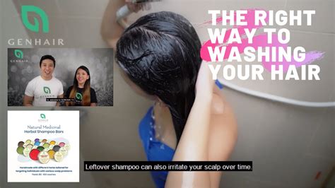 How To Wash Your Hair Properly Using A Natural Shampoo Bar Youtube