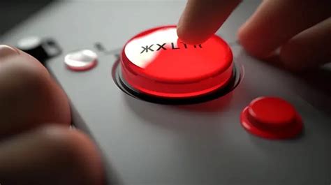 Game Button Frame Vector Hd PNG Images, Red Button Game, Red, Button ...