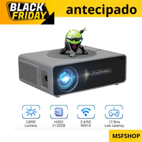 Touyinger Q10w Pro Android Wifi Full Hd 13000 Lumens 2gb + 32gb no ...