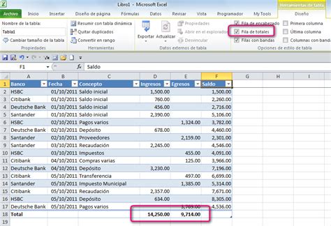 Control De Saldos De Bancos Con Excel JLD Excel En Castellano Usar