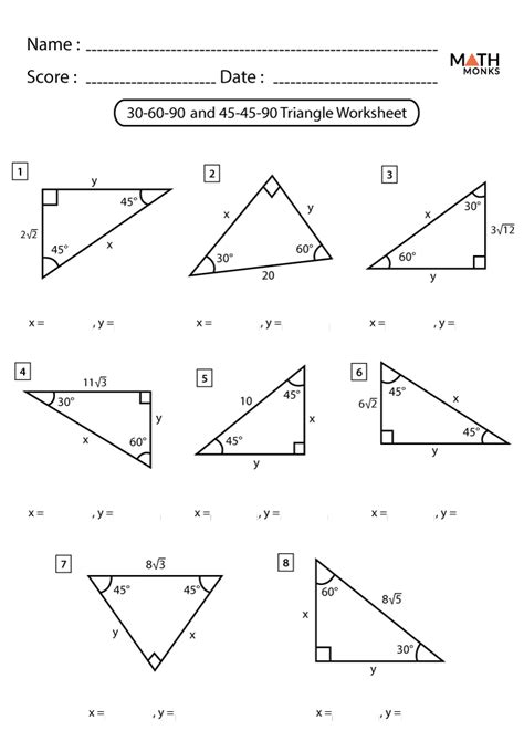 Special Segments In Triangles Worksheets Math Monks Worksheets Library