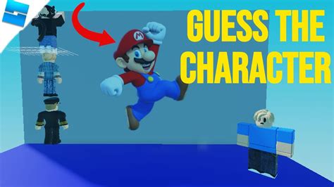 How To Make A Guess The Character Game On Roblox Youtube