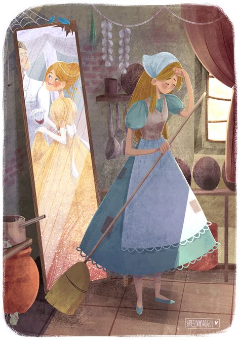 digital illustration: Cinderella by greenmaggot on DeviantArt