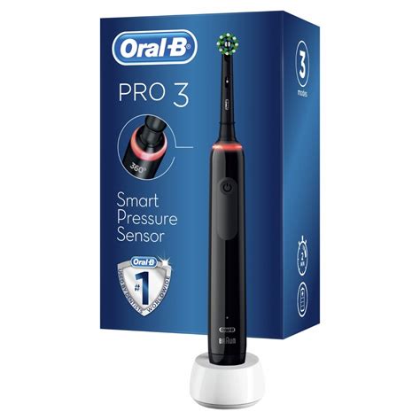 Oral B Pro Black Crossaction Spazzolino Elettrico Con Sensore Di