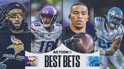 Vikings Vs Lions Predictions Parlay Sunday Night Football Props Odds