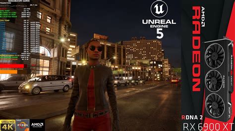 Unreal Engine 5 Matrix Awakens City Sample Project 4k Rx 6900 Xt Ryzen 7 5800x 3d Youtube