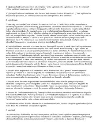 Un análisis de discurso en la légitimación de violencia en territorio