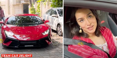 Shraddha Kapoor Seen Driving Her New Supercar Lamborghini Huracan