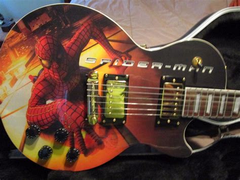 Epiphone Les Paul Rare Spider Man Graphic Electric Guitar With Hard