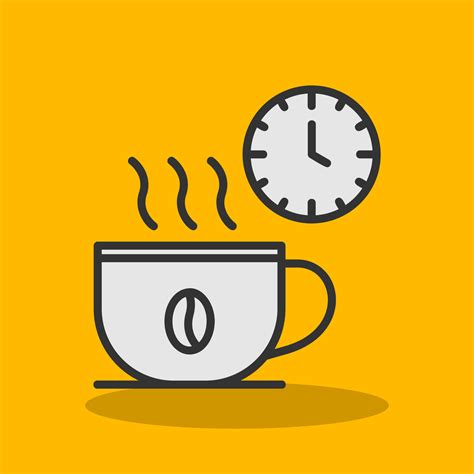 Coffee Break Vector Icon Design 21107847 Vector Art At Vecteezy