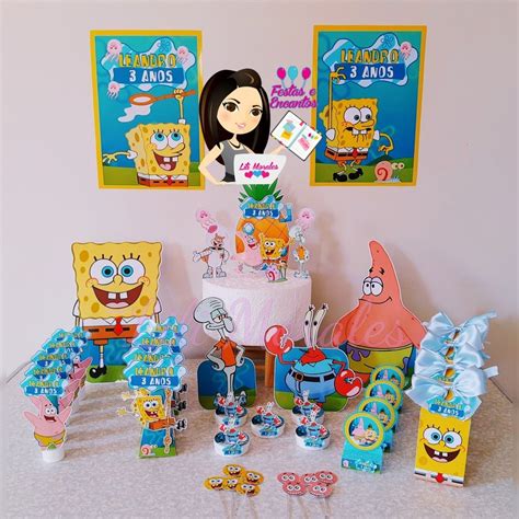 Kit Festa Bob Esponja - Kit Dia de Festa 06 Bob Esponja (Ref. 0068)