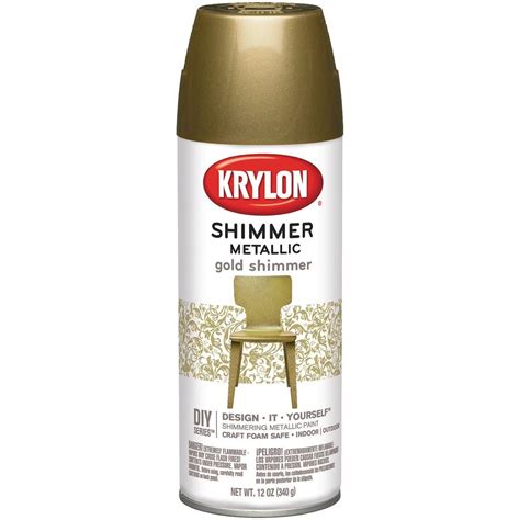 Krylon Shimmer Metalic Gold Spray Paint Leonard S Browne Co Ltd