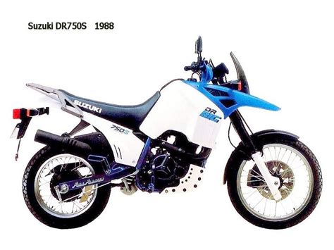 Suzuki Dr Big 750 S 1989 Datos Técnicos Poder Par El Consumo De