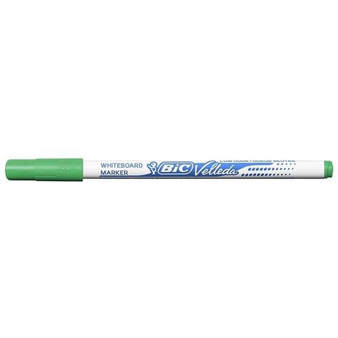 BIC Feutre tableau blanc effaçable à sec 1721 Pte Fine Ogive vert x 24