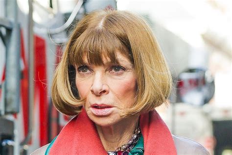 Vogue Editor In Chief Anna Wintour Is Seen Without Her Trademark