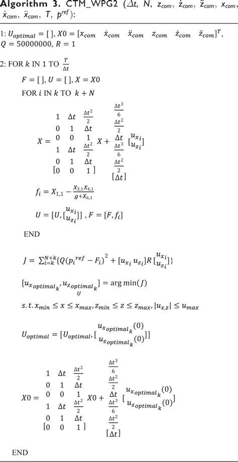 Ctm Wpg2 Δ T N Z C O M Z ˙ C O M Z ¨ C O M X C O M X ˙ C O Download Scientific