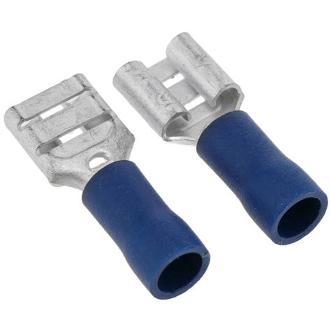 Terminal Faston Female 6 3 Mm Blue Pack Of 100 Units Cablematic