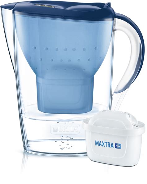 BRITA Wasserfilter Kanne Marella Blau Inkl 12 MAXTRA Wasserfilter