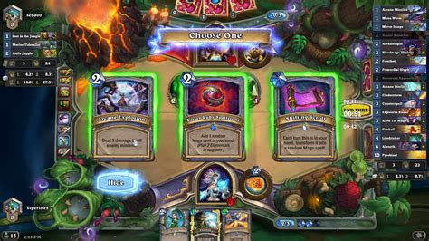 Hearthstone New Witchwood Aggro Mage Gameplay Standard Constructed