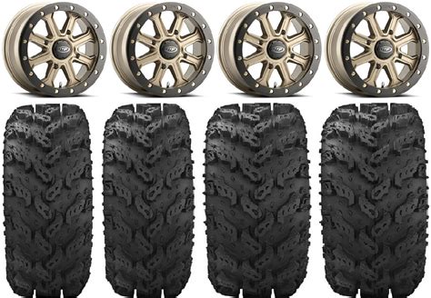 Itp Inertia Beadlock Wheels Br Mm Reptile Tires Sportsman