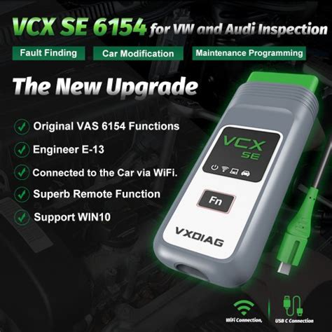 VXDIAG VCX SE 6154 OBD2 Diagnostic Tool Supports WIFI Free DONET