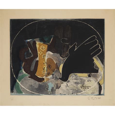 Braque Georges NATURE MORTE AU PICHET ET OISEAU MutualArt