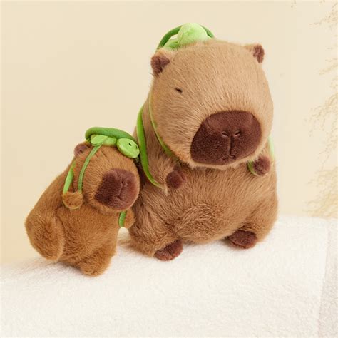 Capivara Fil De Pel Cia Cm Fofinha Marrom Antial Rgica Shopee Brasil