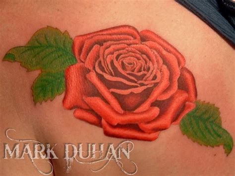 Realistic Rose Tattoo By Mark Duhan Tattoonow