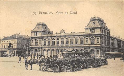 Bruxelles Bruxelles Gare Du Nord Attelages Carte Postale