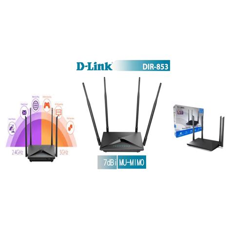 Roteador Wireless Dir D Link Ac Wi Fi Dir Dual Band