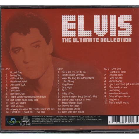 The Ultimate Collection 3cd Set By Elvis Presley Cd X 3 With Grigo