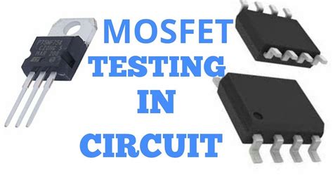 Mosfet Testing In Circuit 3 Pin And 8 Pin Mosfet Fet Checking And Find In Circuit Youtube