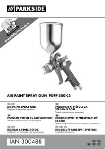 Manual Parkside Pdfp C Paint Sprayer