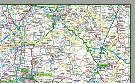 Gloucestershire County Map | County map, Gloucestershire, Counties of ...