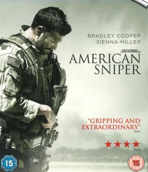 AMERICAN SNIPER 2014 Blu Ray Bradley Cooper Sienna Miller Kyle