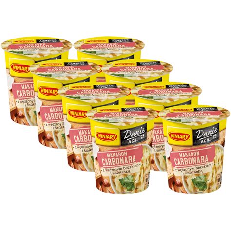 WINIARY Danie 5 Minut Makaron Carbonara 8x 50g 13401110504 Allegro Pl