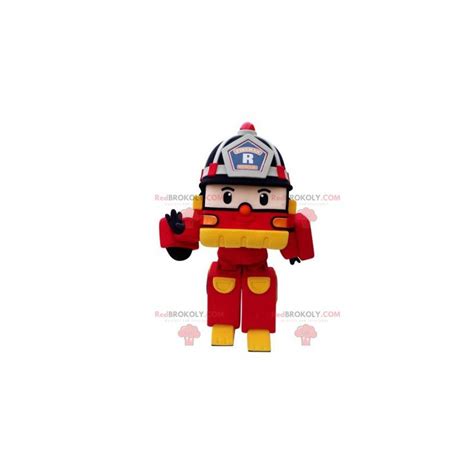 Transformers fire truck mascot - Our mascots - Sizes L (175-180CM)