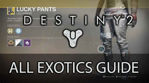 All Exotics in Destiny 2 and How to Get Them - Fextralife