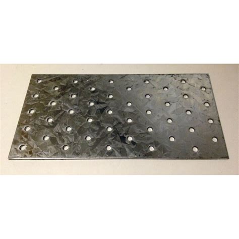 NEW 20cmx10cm HEAVY DUTY Galvanised Steel Flat Mending Plate