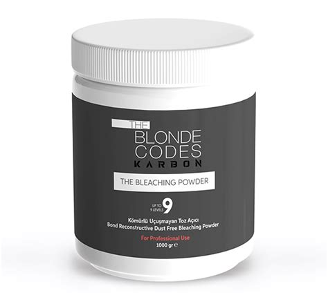 The Blonde Codes Dust Free Carbon Bleaching Powder 1000gr The Color Codes