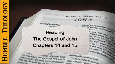 Reading The Gospel Of John Chapters Youtube