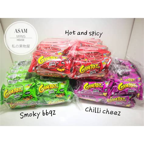 Corntoz Corn Snack G X Pcs Chilli Cheeze Hot Spicy Smoky Bbqz Shopee Malaysia