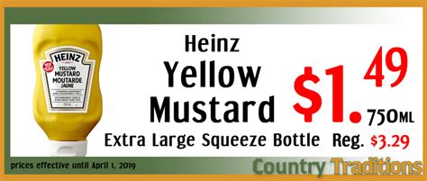 mustard-heinz | Country Traditions | Napanee