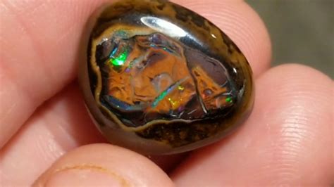 Ct Yowah Nut Boulder Opal Freeform Qld Australia Youtube