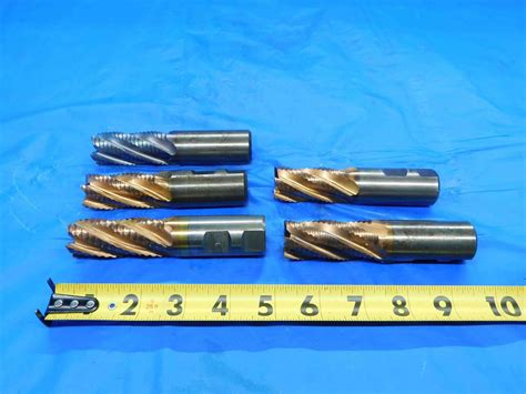 Pc Lot Of Cutting Dia Roughing End Mills Shank Dia Flute