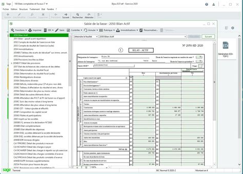 Sage Etats Comptables Et Fiscaux Axe Informatique