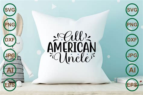 All American Uncle Svg Design Graphic By Graphicbd · Creative Fabrica